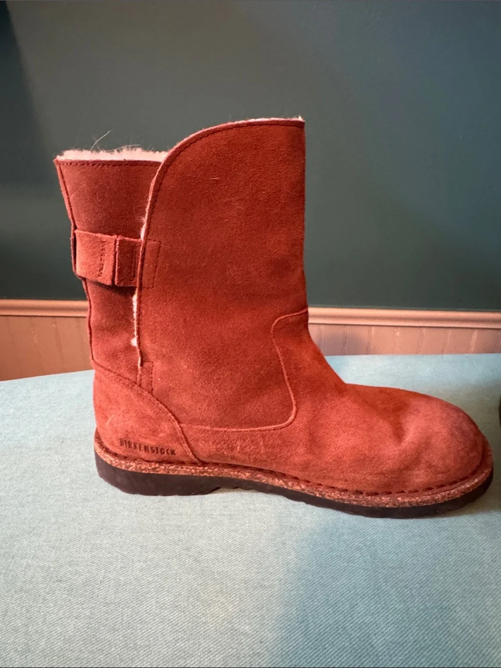 Women’s Birkenstock Brown Uppsala Shearling-Lined Boots